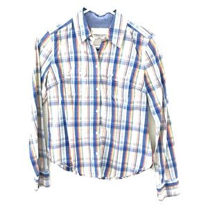 American Eagle 🦅 plaid button down women’s shirt